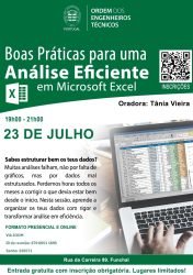 OET-Sessão esclarecimento Boas Práticas analise eficiente em Excel